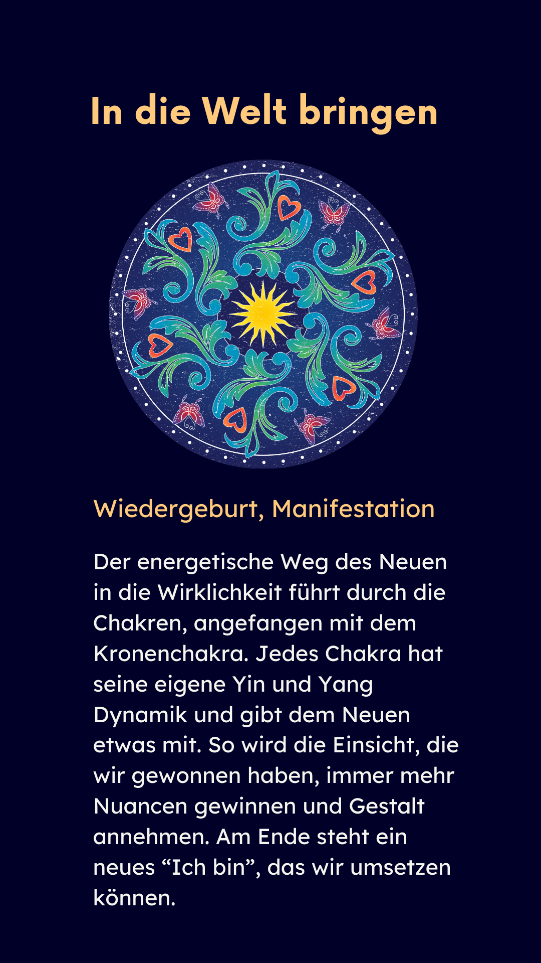 Holding3 Holding Manifestation Wiedergeburt neue Möglichkeiten erkennen Meditation mutig sein