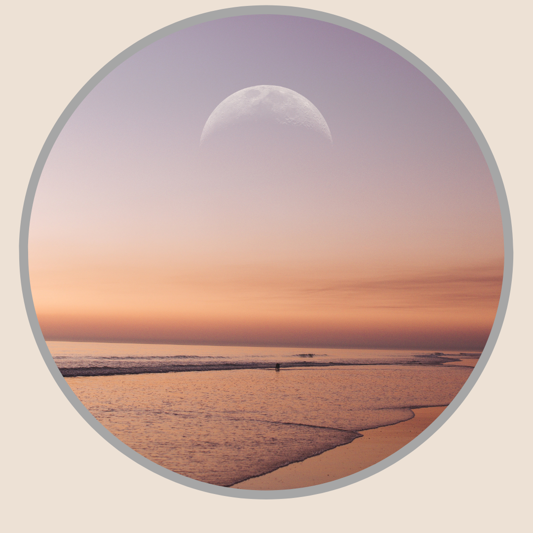 innere Wildnis sanftes Mondlicht Dämmerung Meer Ruhe Meditation Weite