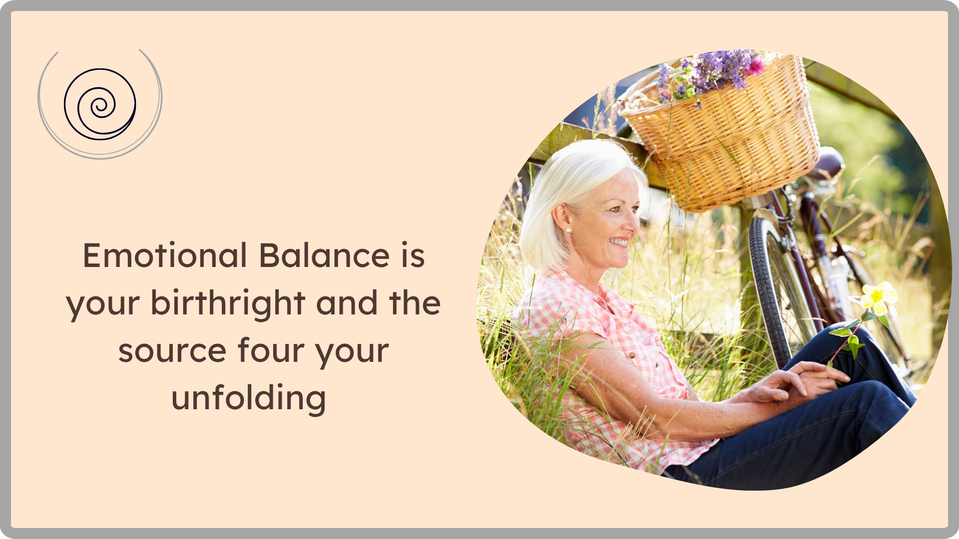 Emotionale Balance ist Geburtsrecht und Basis der Entfaltung